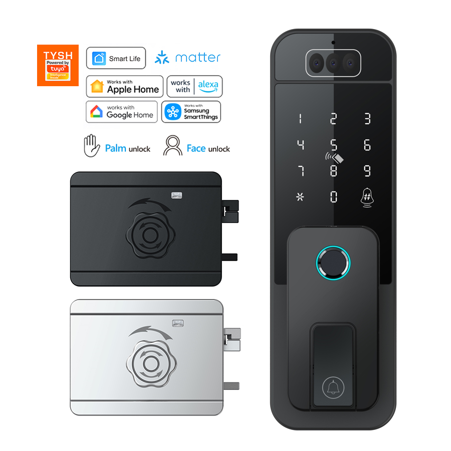 Smart Door Lock Wifi - Fechadura Inteligente TYSH Matter Tuya com