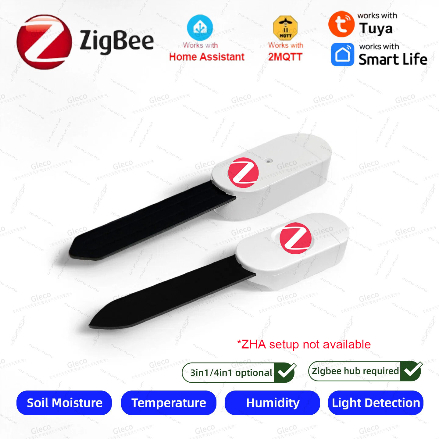 Smart Home Automation Kit - Sensor de Umidade do Solo Zigbee,