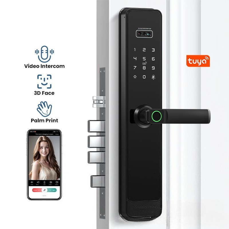 Smart Door Lock Wifi - Fechadura Inteligente Semiautomática EGFirtor Tuya com