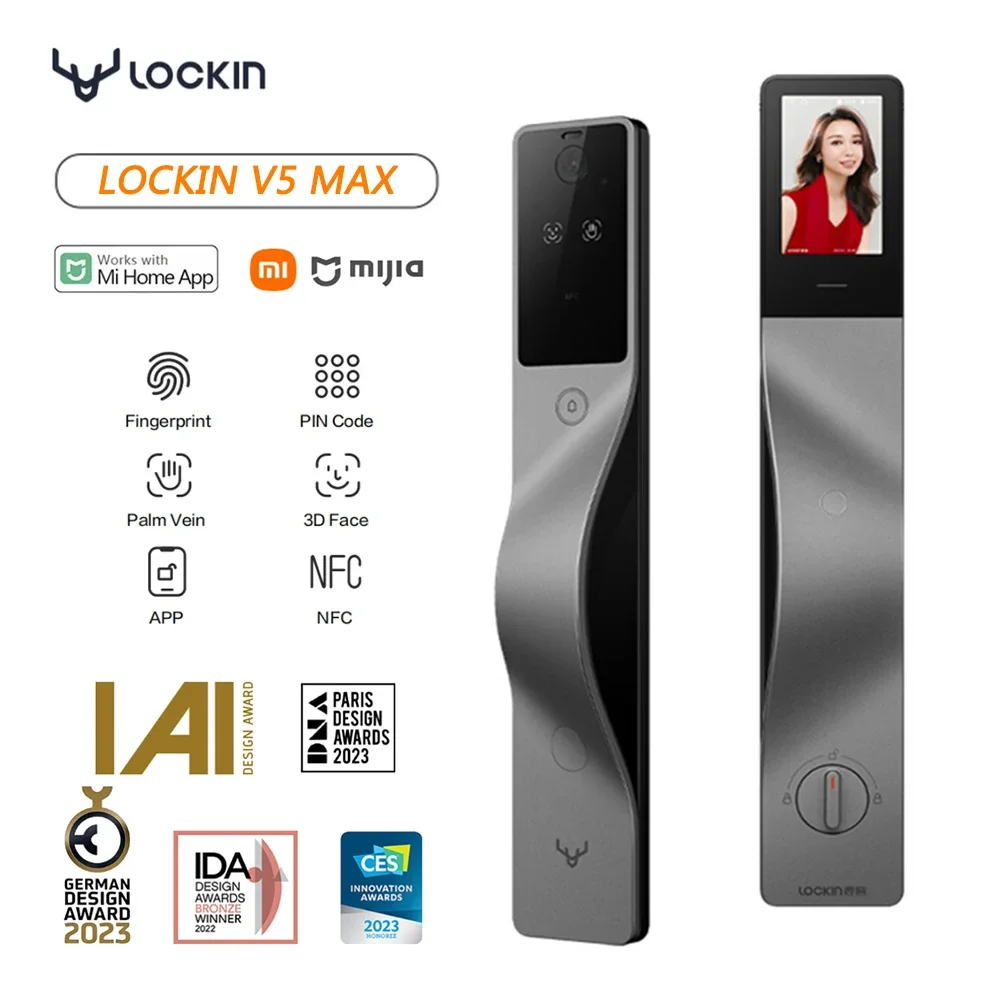 Smart Door Lock Wifi - Fechadura Inteligente Lockin V5 Max com