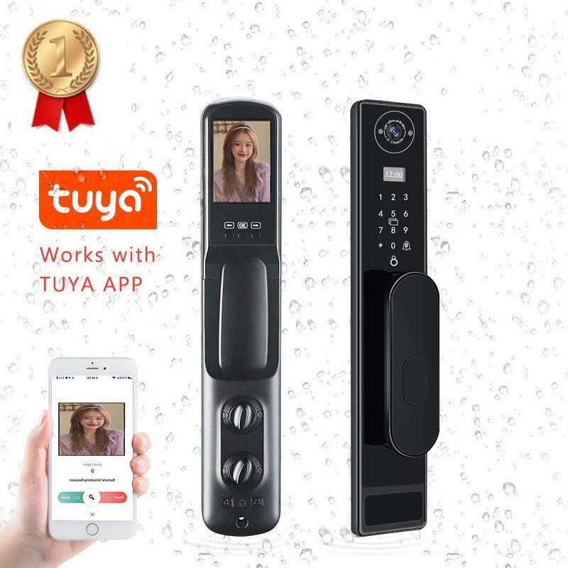 Automático tuya wifi gato olho - Smart Door Lock Wifi avaliação e preço