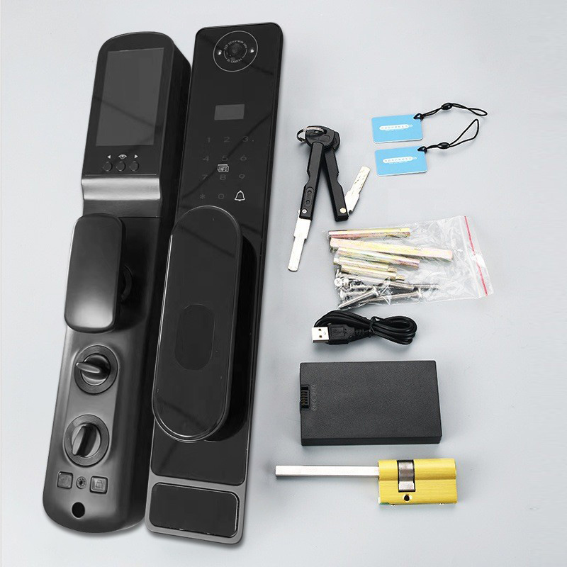 Automático tuya wifi gato olho - Smart Door Lock Wifi avaliação e preço