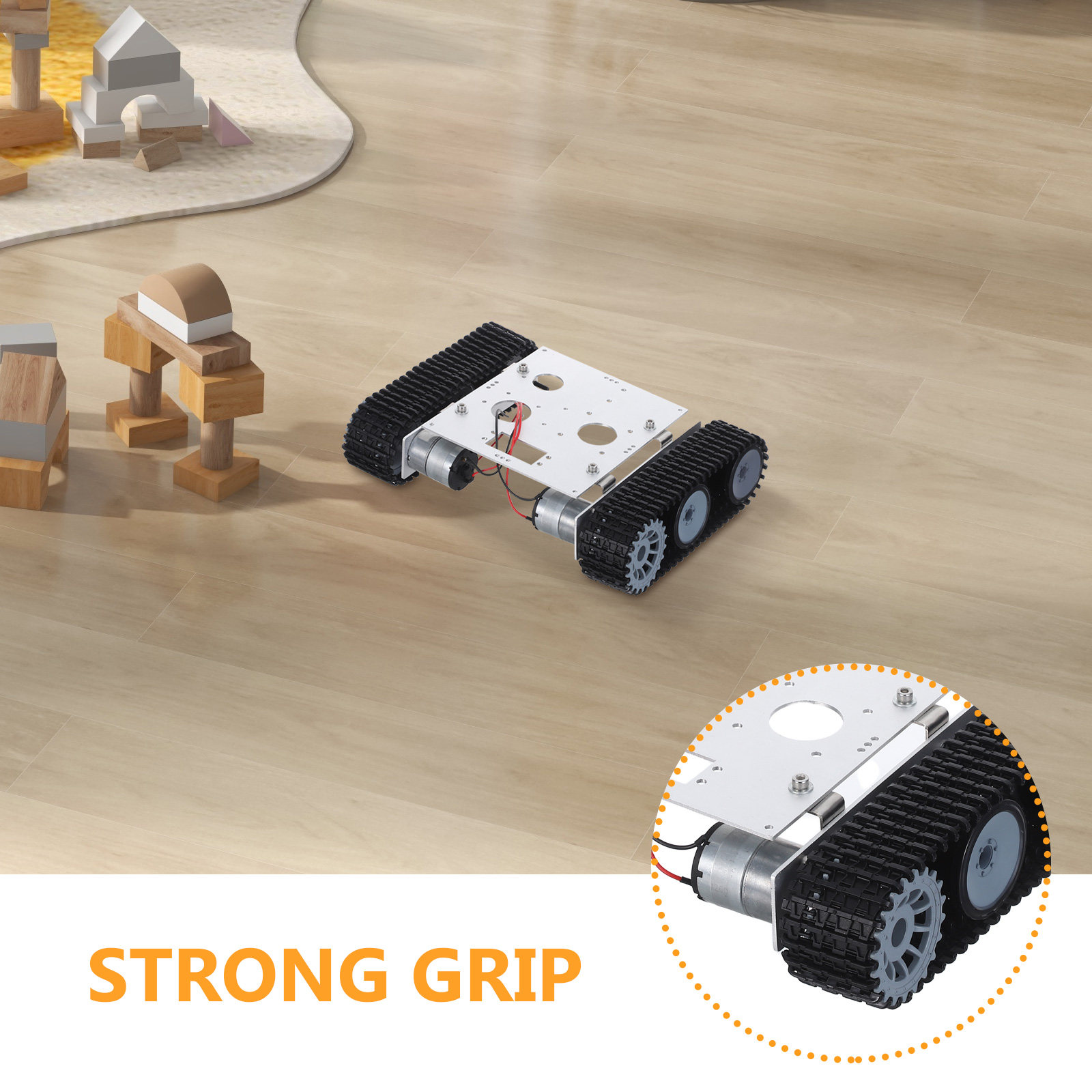 Kit de Chassi de Tanque Robóti - Stem Robotics Kit avaliação e preço