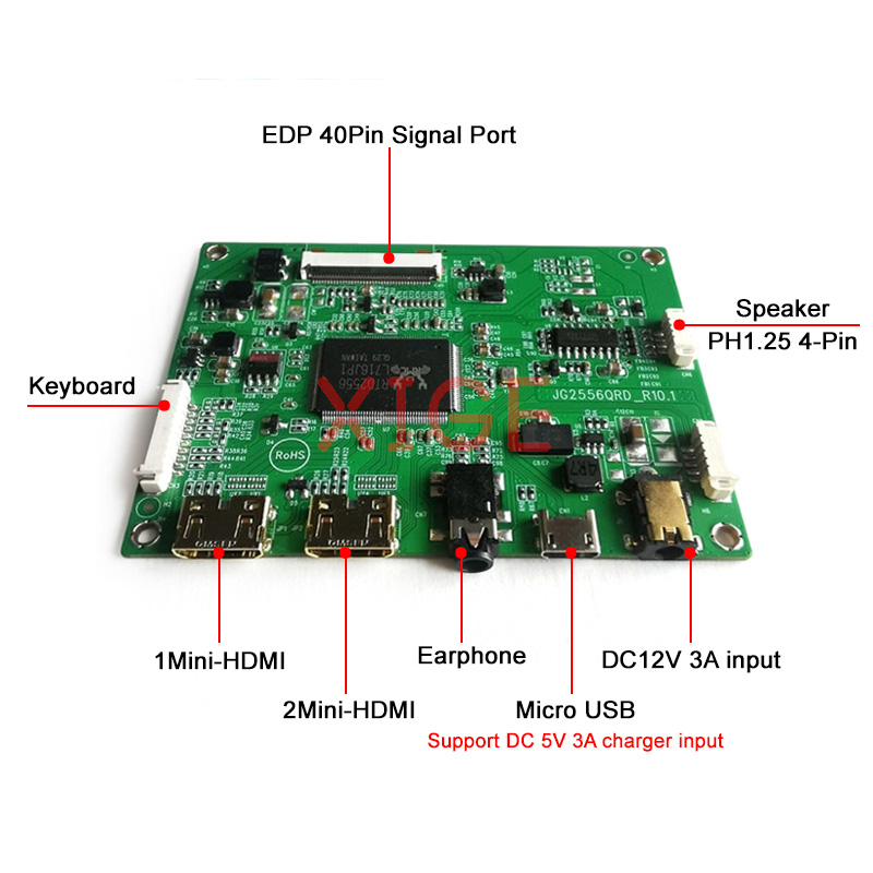 Monitor portátil com controlad - Microcontroller Kit avaliação e preço