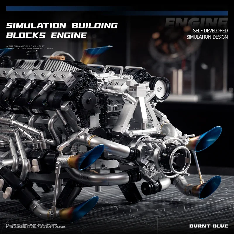 Kit de Montagem de Motor V8 pa - Stem Robotics Kit avaliação e preço