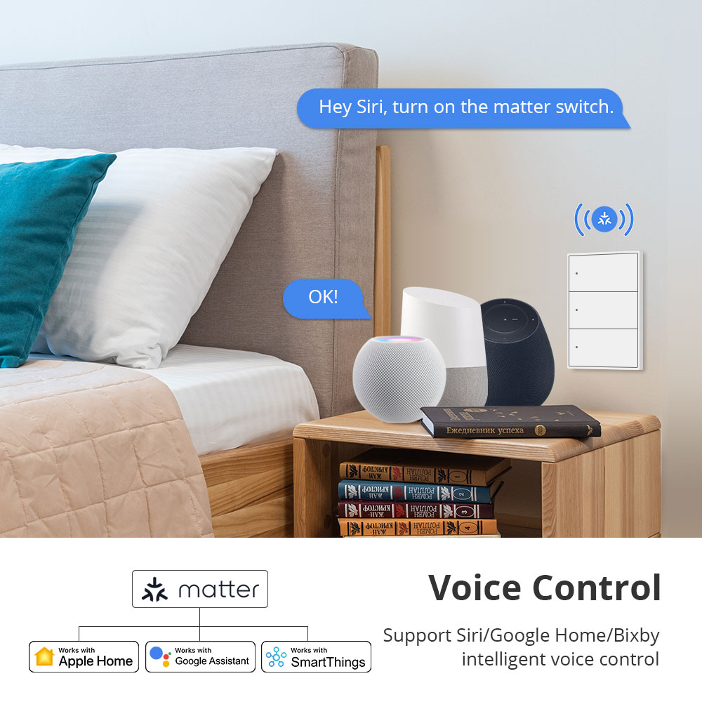 Zemismart Matter WiFi US AU In - Smart Light Switch Wifi avaliação e preço