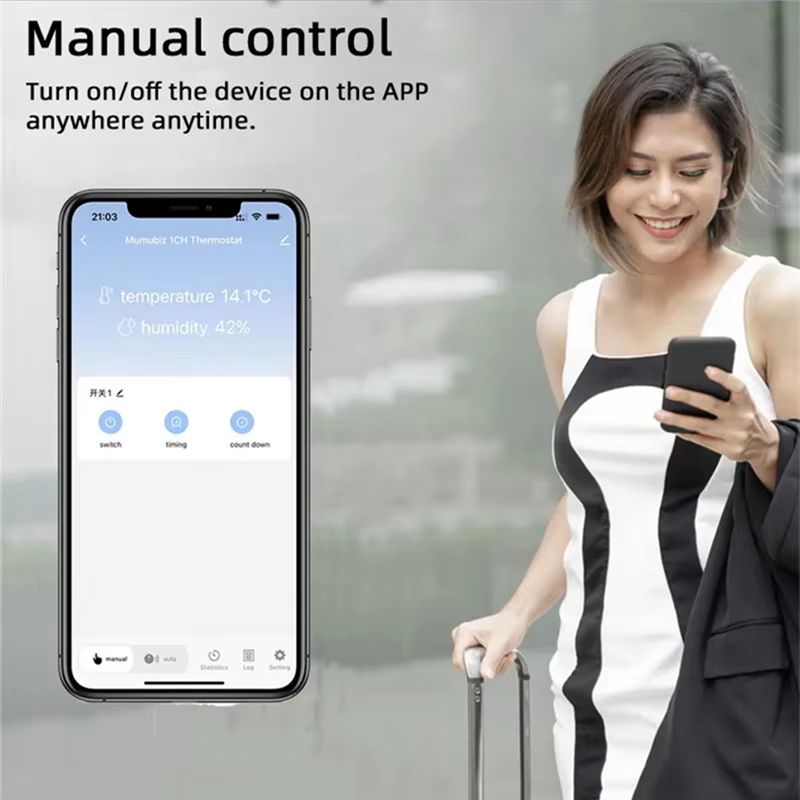 Y50A-Tuya Smart Life Interrupt - Wifi Thermostat avaliação e preço